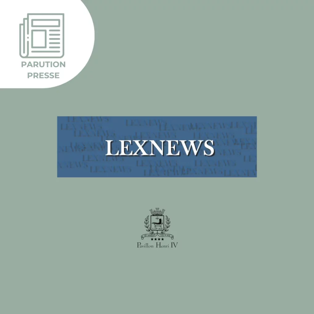 Parution dans LEXNEWS
