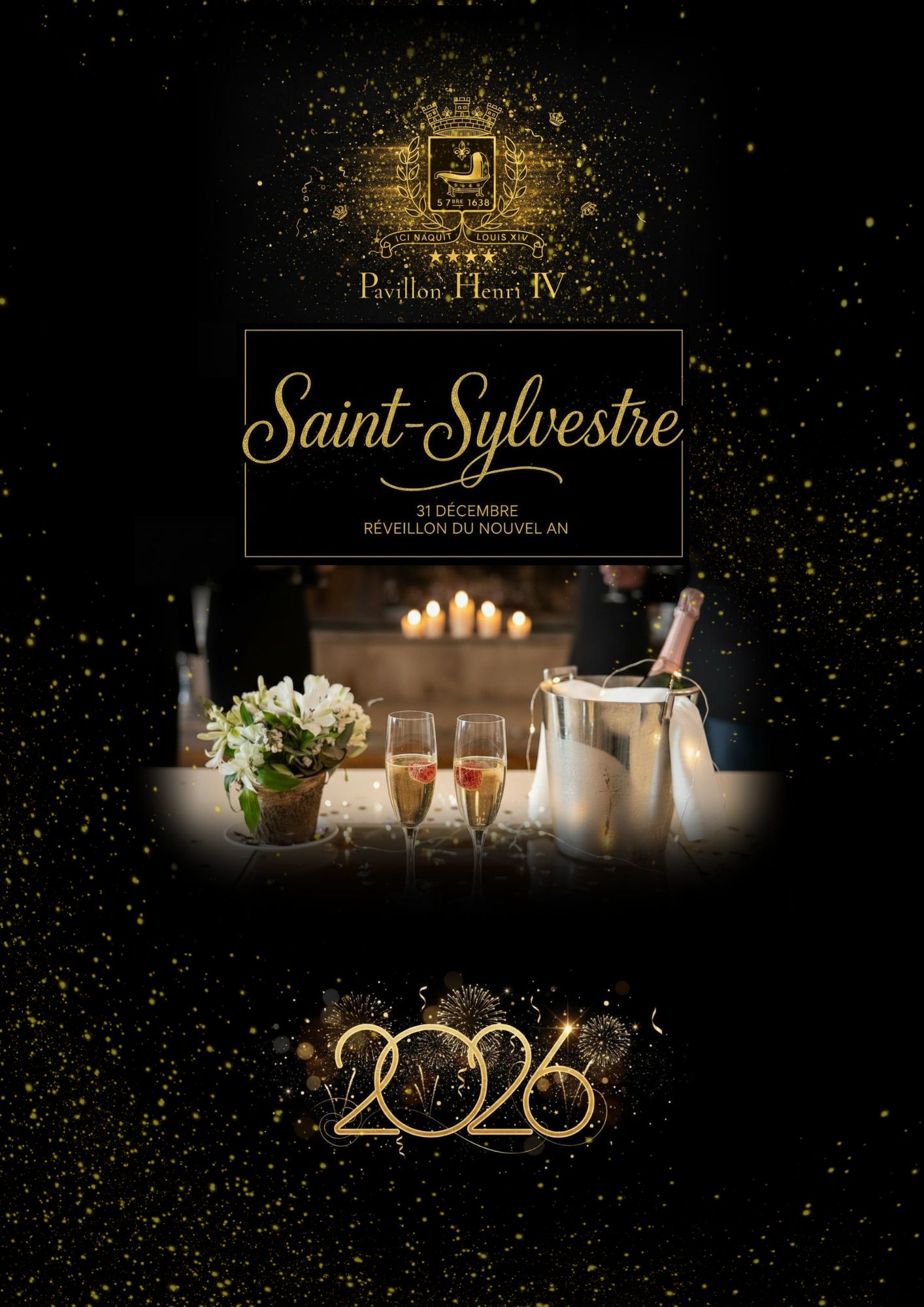 Réveillon du Nouvel An 2025 – Pavillon Henri IV